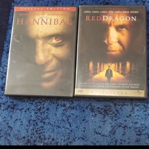 Hannibal and Red Dragon 2 DVDs